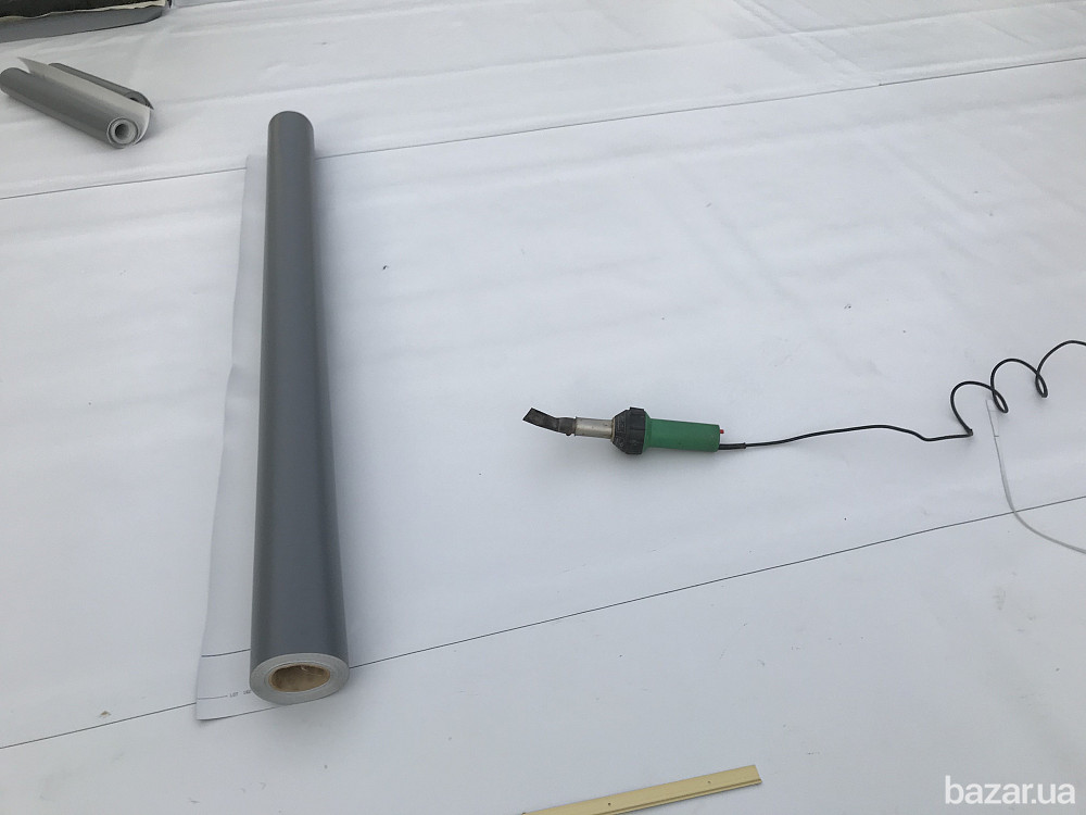 Кровля и Гидроизоляция ПВХ-ТПО-мембрана, монтаж. Київ - зображення 3