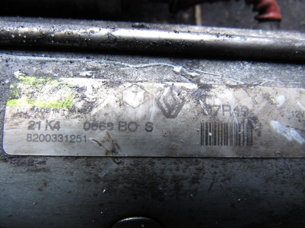 Стартер Renault Trafic 1.9 dci 2001-2006 (8200331251) Ковель - зображення 2