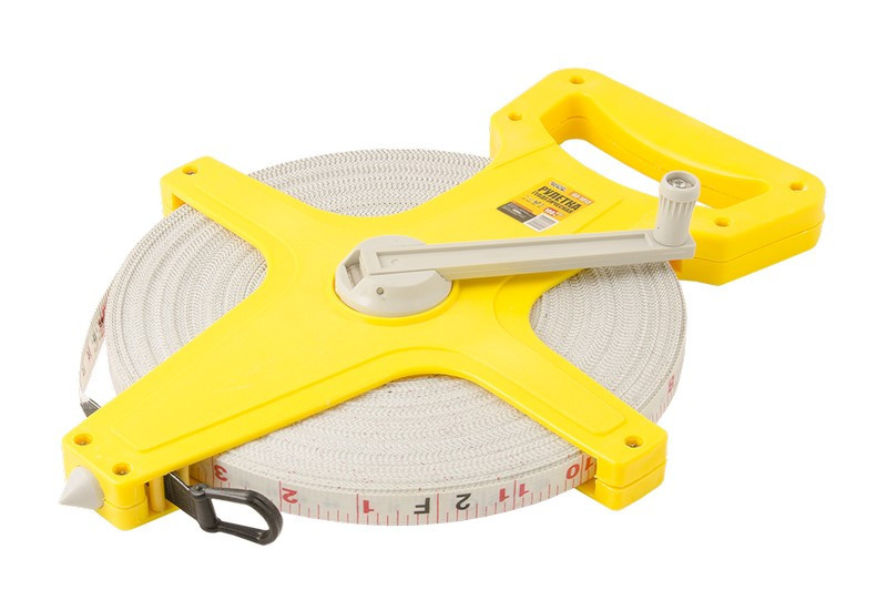 Рулетка геодезическая MASTERTOOL 100 м х 13 мм стекловолоконное полотно 66-1013 Харьков - изображение 1