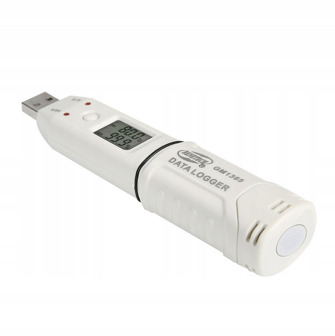 Регистратор влажности и температуры (даталоггер) USB, 0-100%, -30-80°C BENETECH GM1365 Харків - зображення 11