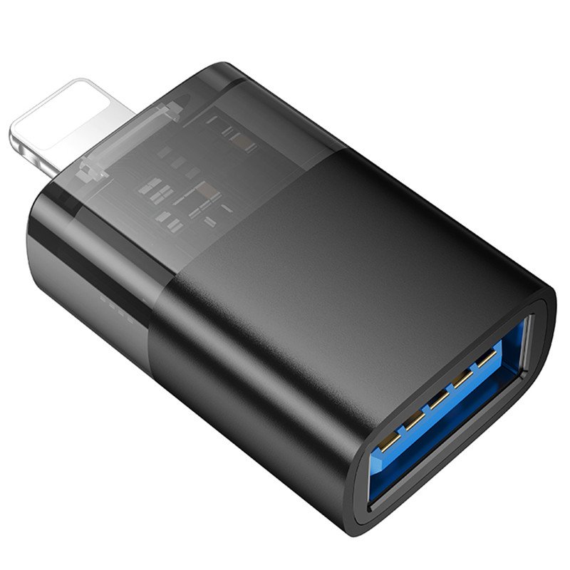Переходник Hoco UA36 Lightning male to USB female Херсон - изображение 4