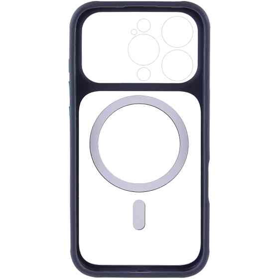 Чехол TPU+PC GETMAN Moon Clear with MagSafe для Apple iPhone 16 Pro Max (6.9") Херсон