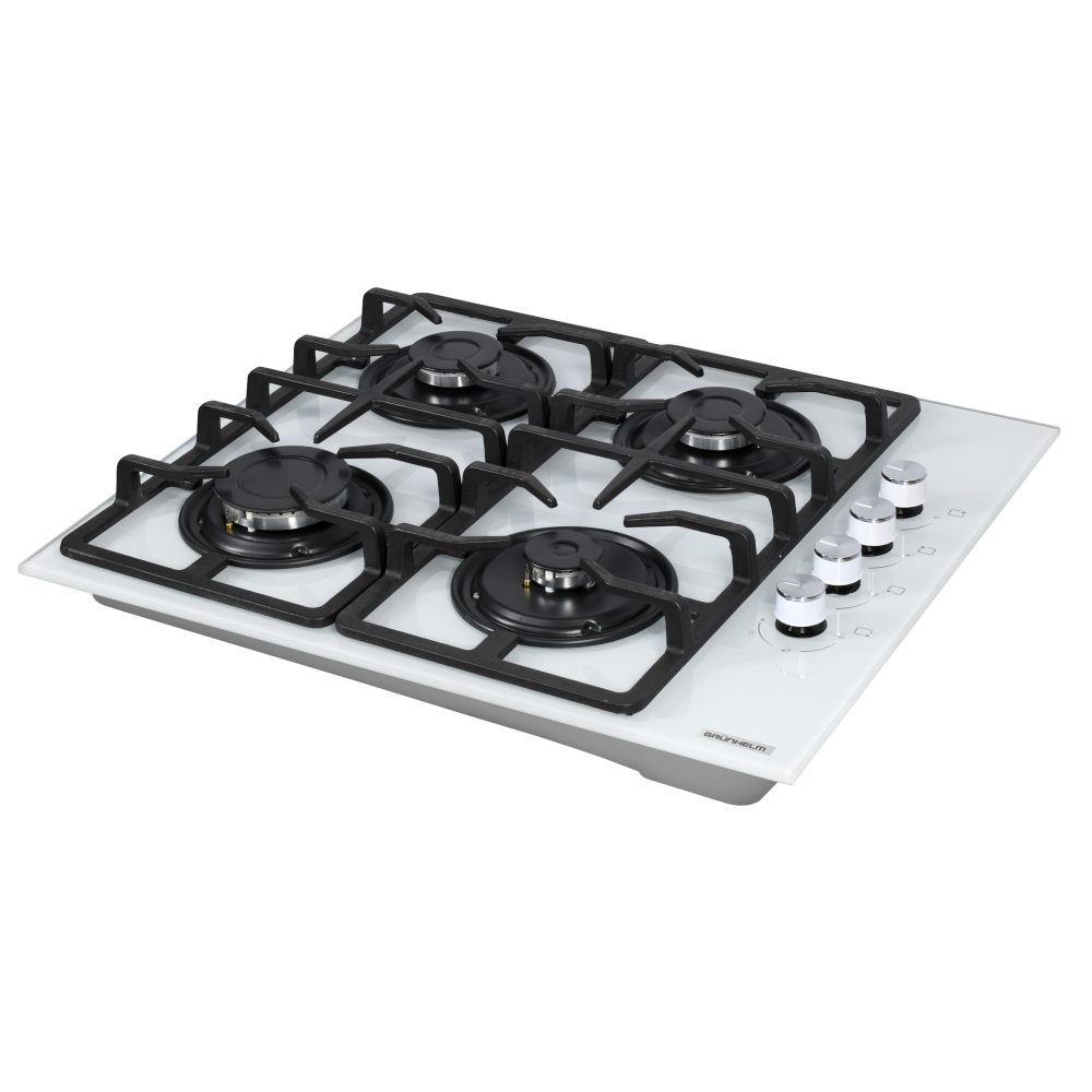 Газовая варочная поверхность GPG 3211 WF Grunhelm (4 конфорки, стекло, газ контроль) Київ - зображення 4