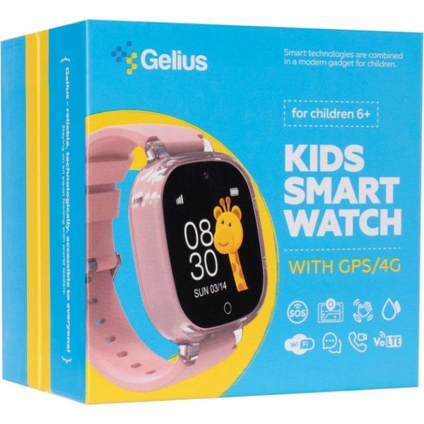 Смарт-годинник дитячий Gelius Summer 4G Pink (GP-PK009) Харків - зображення 4