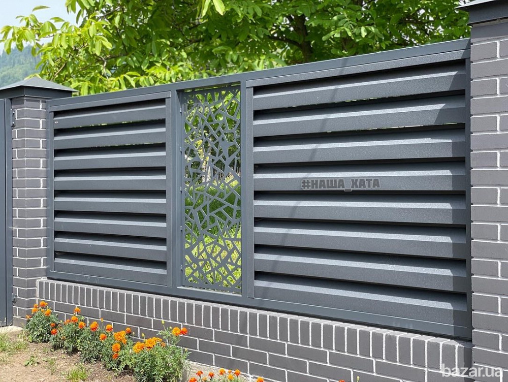 Паркани, огорожі, ворота вуличні автоматичні. Виробник воріт та парканів Стрый - изображение 4