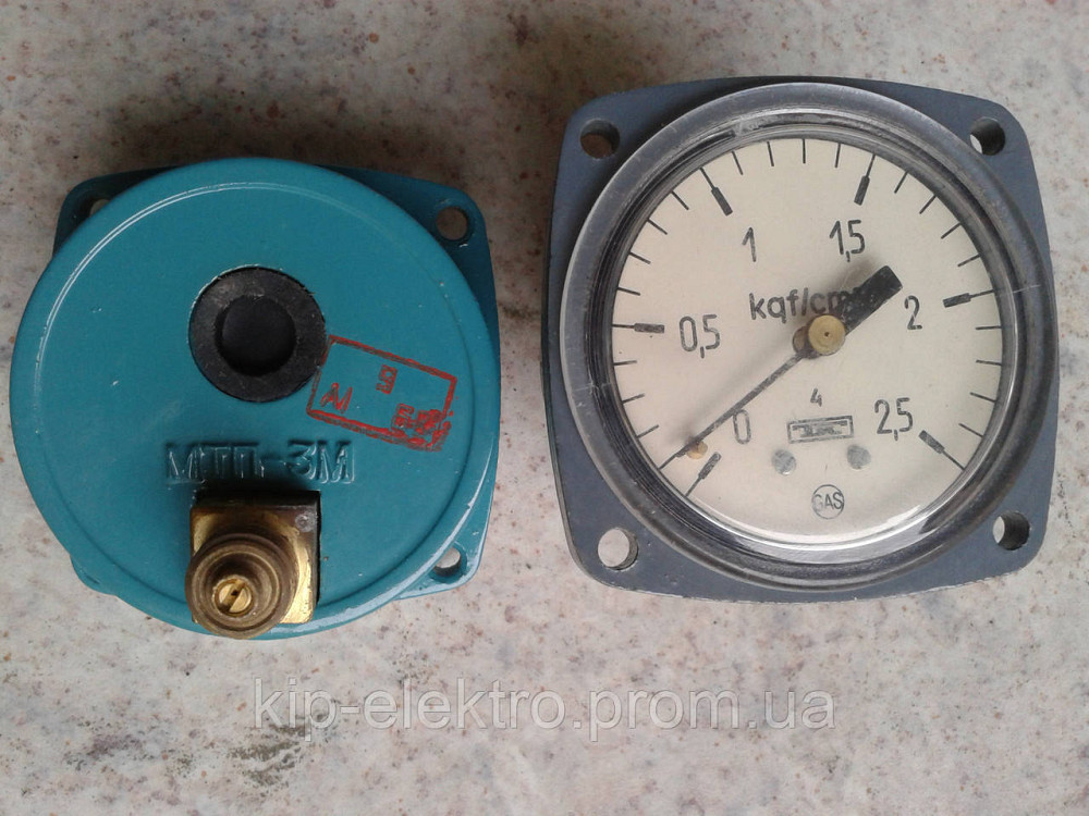 Манометр фланцевый МТП-3М (МТП-3, МТП3М, МТП 3М, МТП) - осевой штуцер (ОШ) Київ - зображення 3