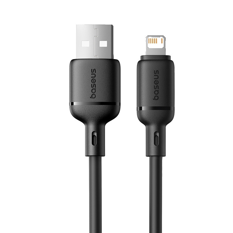 Дата кабель Baseus Silky Series OS Fast Charging USB to Lightning 2.4A (1m) (P1037770) Херсон - изображение 1