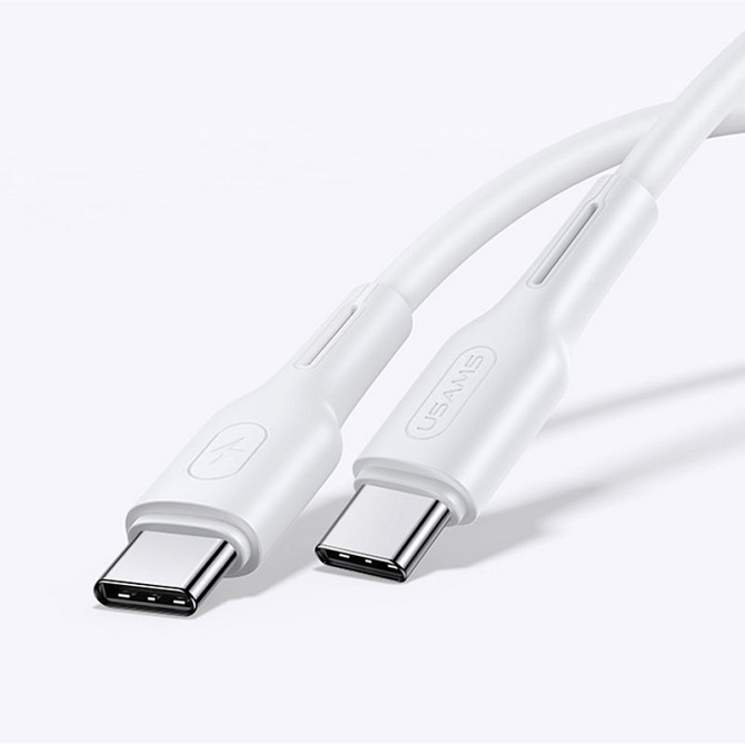 Дата кабель USAMS US-SJ459 U43 Type-C to Type-C 100W PD (1.2m) Херсон - зображення 9