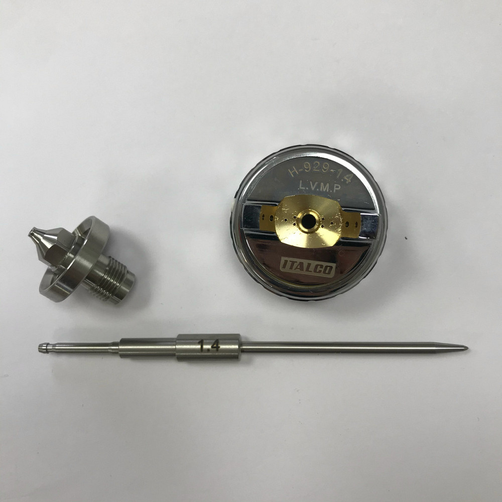 Сменный комплект форсунки для краскопультов H-929 LVMP, диаметр 1,4мм ITALCO NS-H-929-1.4LM Харків - зображення 3