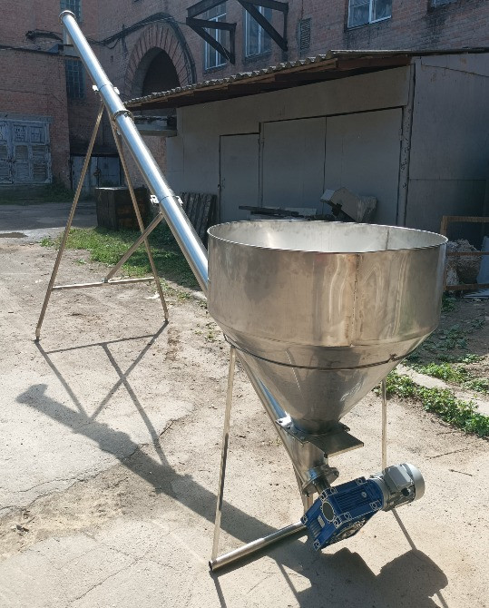 Трубчатый винтовой конвейер, транспортер для ягод D250 L4000 Луцьк - зображення 4