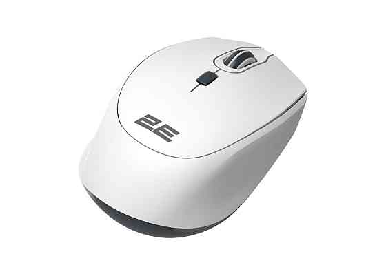 Мышь компьютерная безпроводная 2Е WL White 2E-MF220WW белая Київ