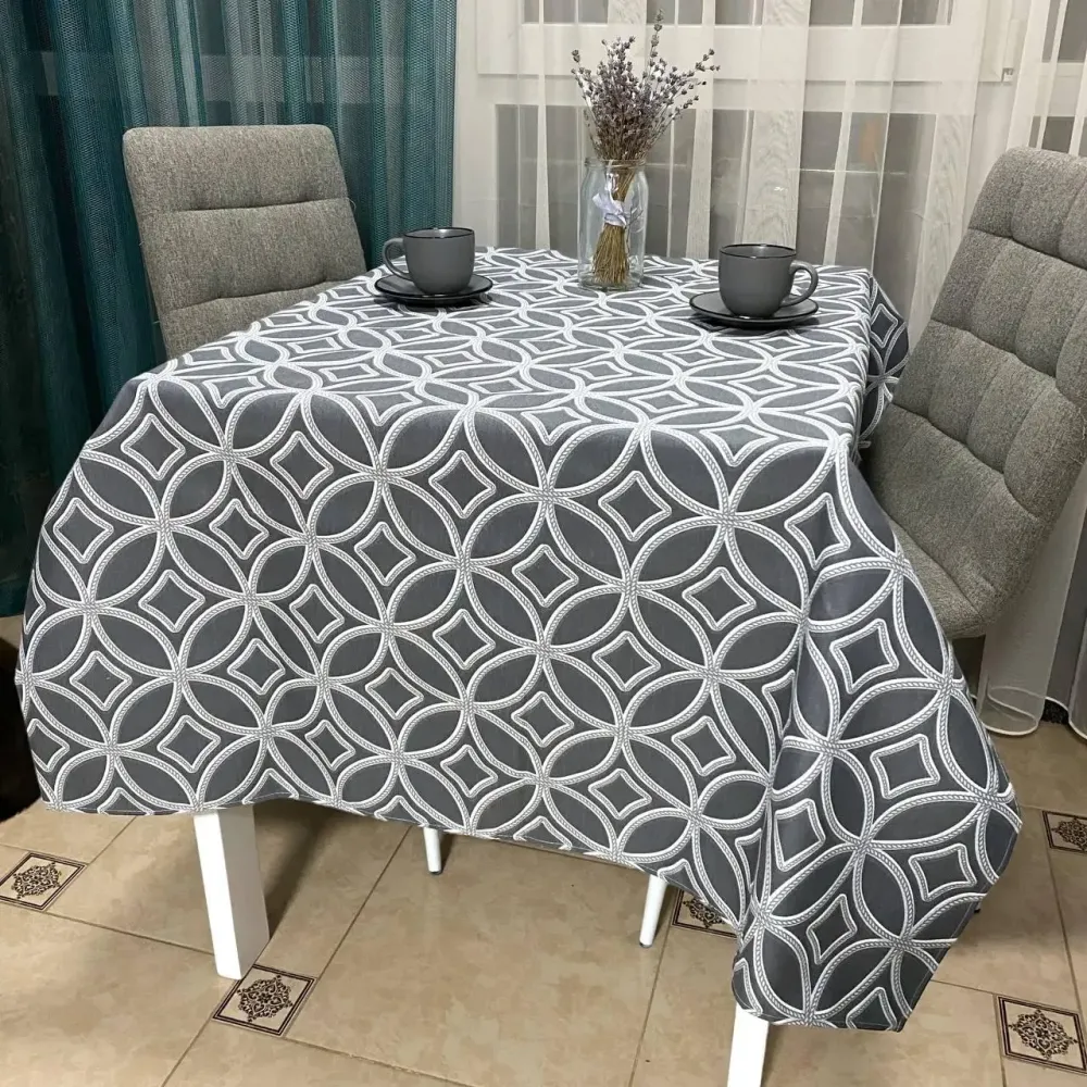 Скатерть с тефлоновым покрытием 125х140см Ромб Одесса - изображение 1