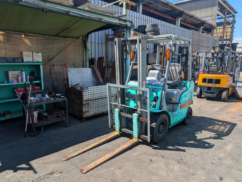 Бензиновий навантажувач Mitsubishi з напрацюванням 708 мотогодин. Модель: FG15D. Випуск 2008 року Харків - зображення 3