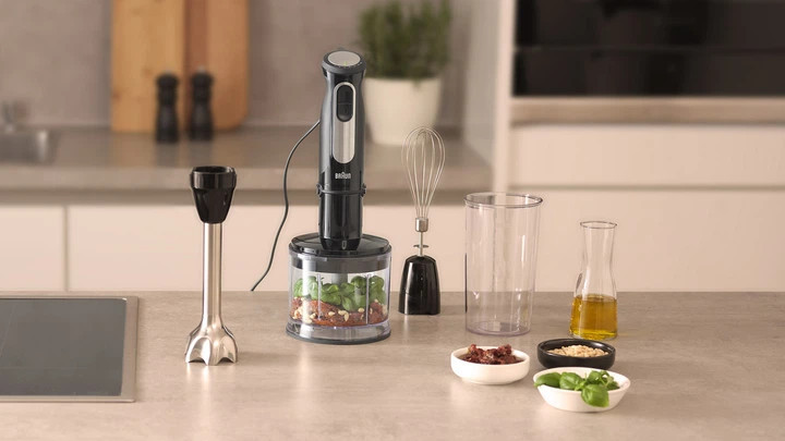 Блендер погружной Braun MultiQuick 5 Pro MQ55236M 1000 Вт черный Киев - изображение 4