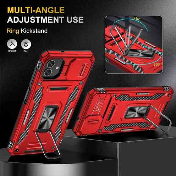 Ударопрочный чехол Camshield Army Ring для Samsung Galaxy A07 Херсон