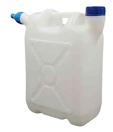Канистра с носиком 10 литров, пластиковая Киев