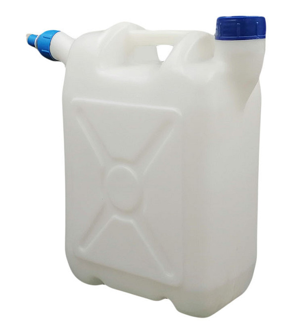 Канистра с носиком 10 литров, пластиковая Киев - изображение 2