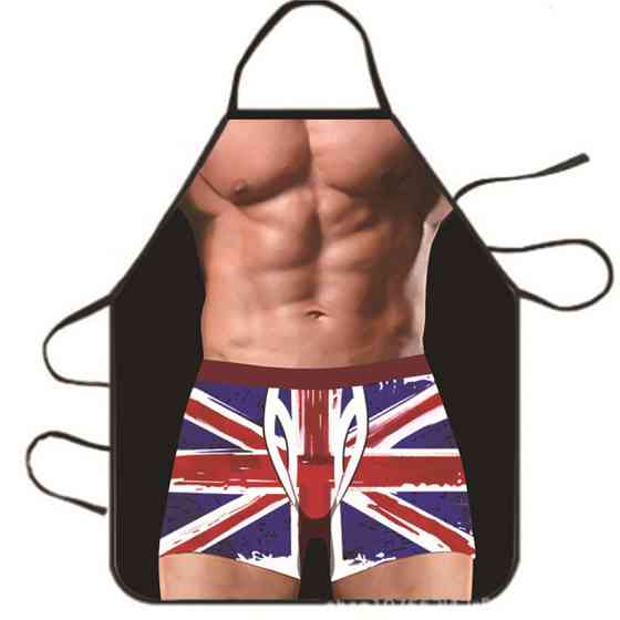 Фартух із приколом Мачо Британія труси 5588 71х54,5х0,2 см Киев