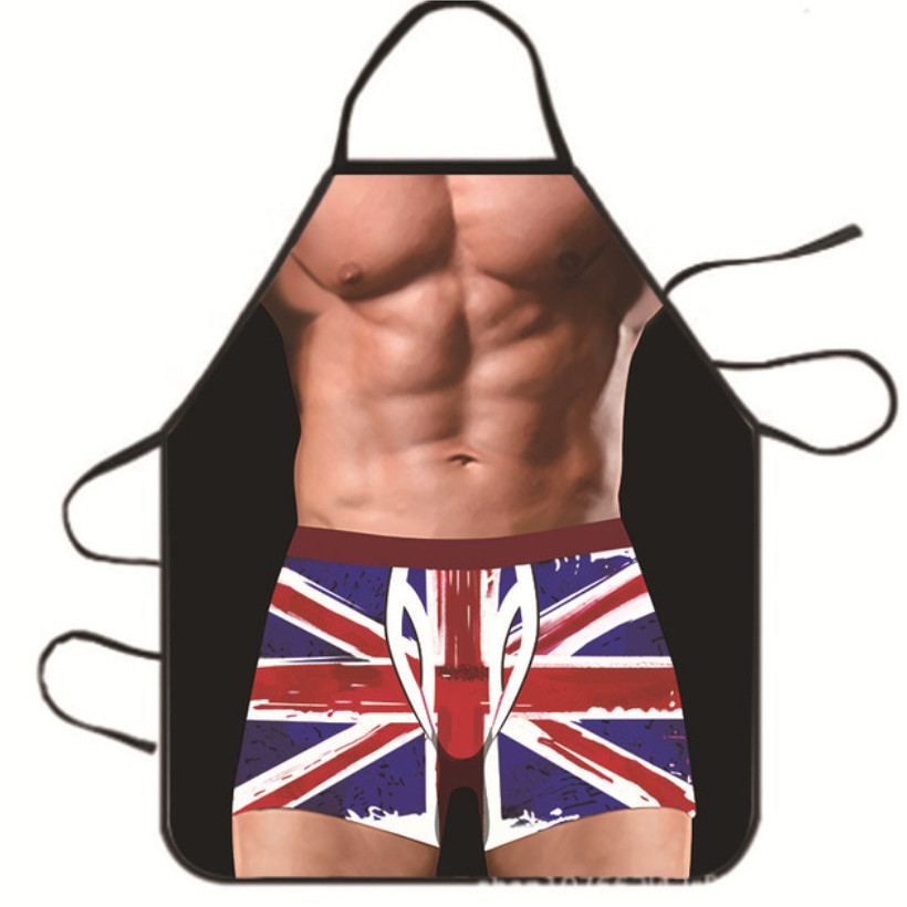 Фартух із приколом Мачо Британія труси 5588 71х54,5х0,2 см Київ - зображення 1