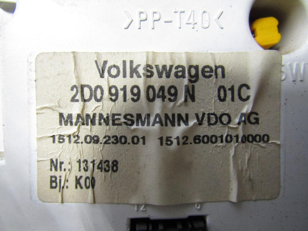 Панель приборов (спидометр) Volkswagen LT 1996-2006 (2D0919049N) Ковель - изображение 1