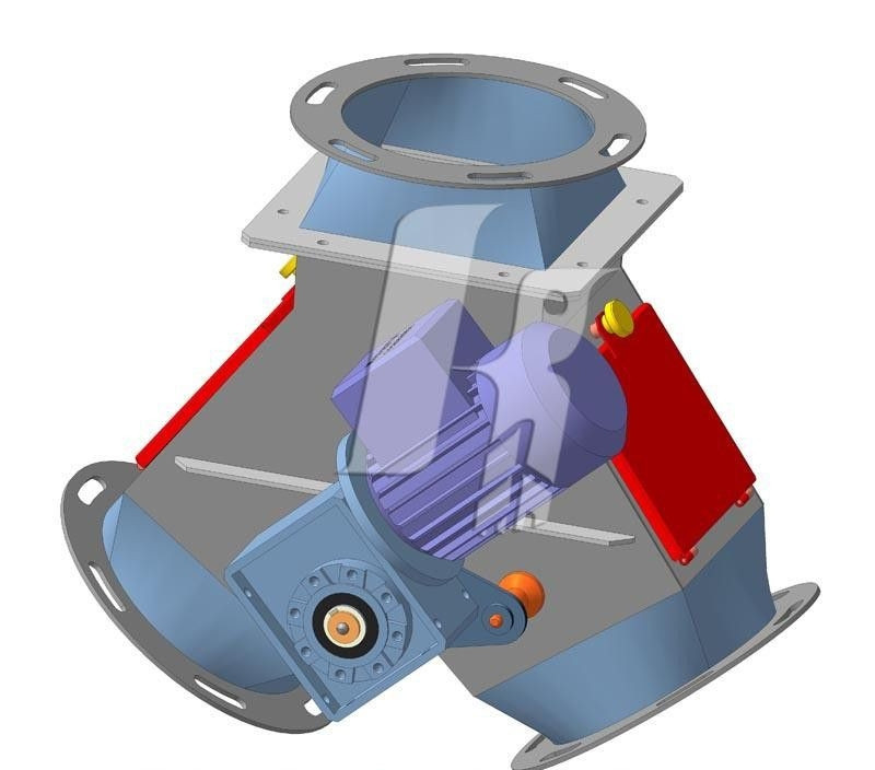 Клапан перекидной двухсторонний КДР-3 элеваторного самотека , нория Киев - изображение 4