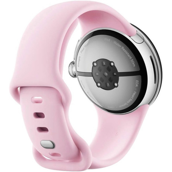 Смарт-годинник Google Pixel Watch 3 41mm Wi-Fi Polished Silver Aluminum Case/Rose Quartz Active Band Харків - зображення 5