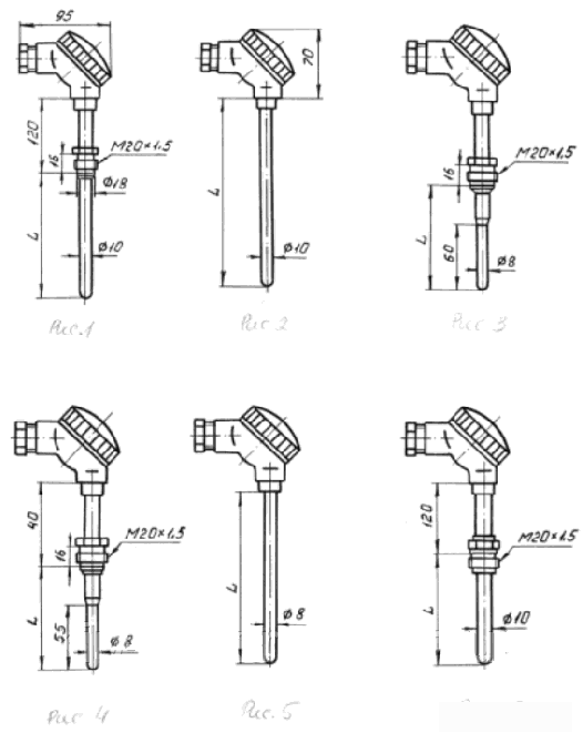 Термометр сопротивления (термопреобразователь сопротивления) ТСМ-0879 (ТСМ-0879-01, ТСМ 0879, ТСМ087 Киев - изображение 5
