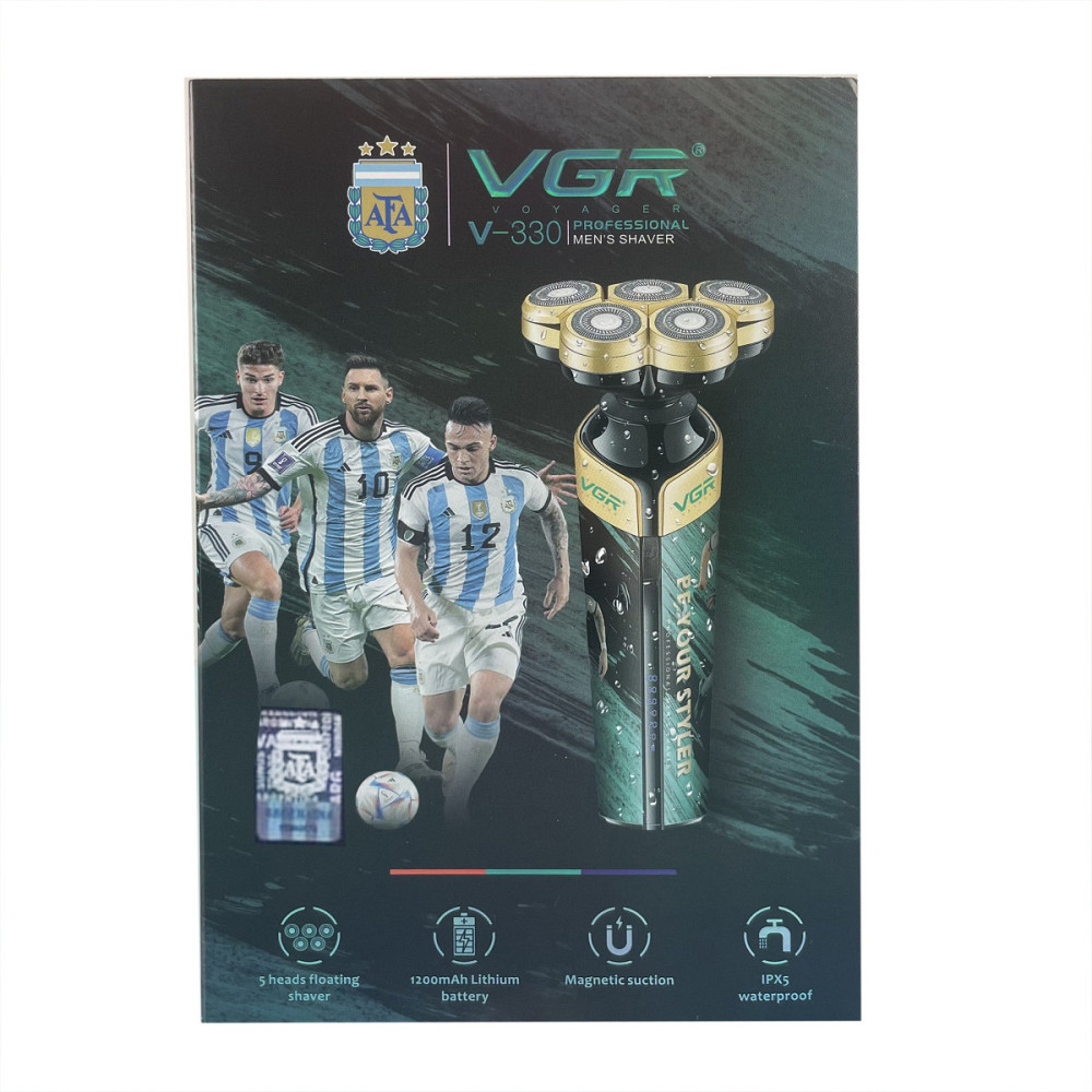 Электробритва VGR V-330 золотистая Київ - зображення 2