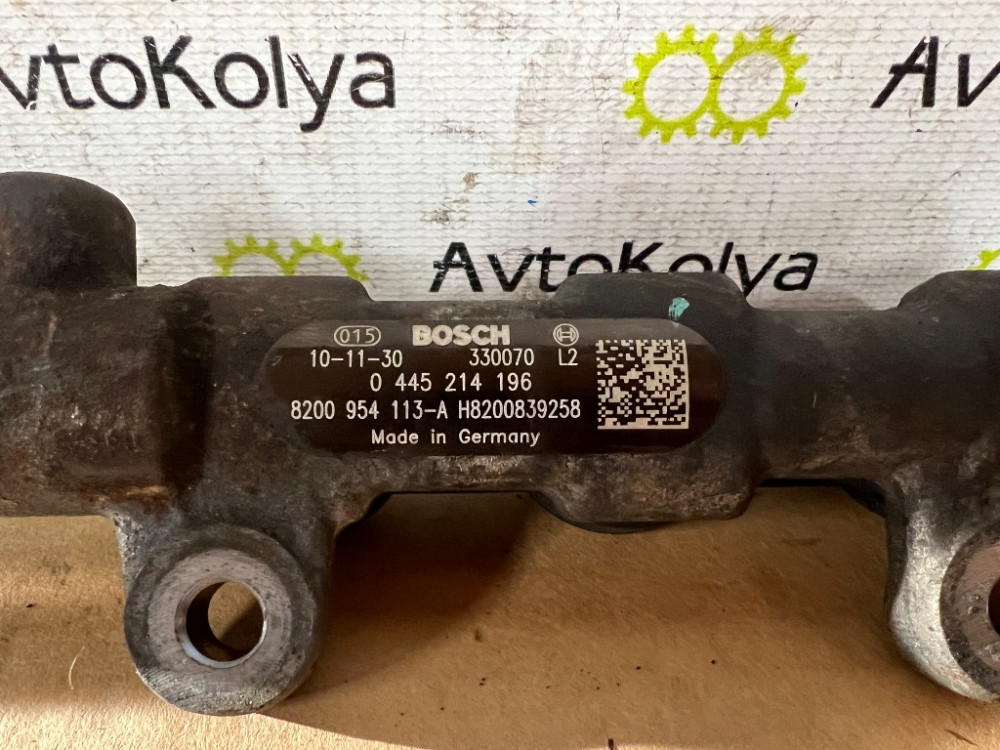 Топливная рейка (рампа форсунок) Nissan Primastar 2.0 dci 2007-2010 (0445214196) Euro 4 Ковель - изображение 2