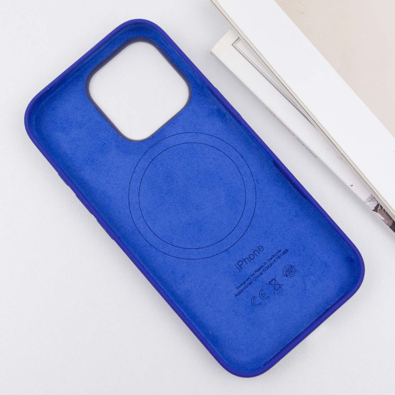 Чехол Silicone case (AAA) with Magsafe and Animation (button) для Apple iPhone 16 Pro Max (6.9") Херсон - зображення 5