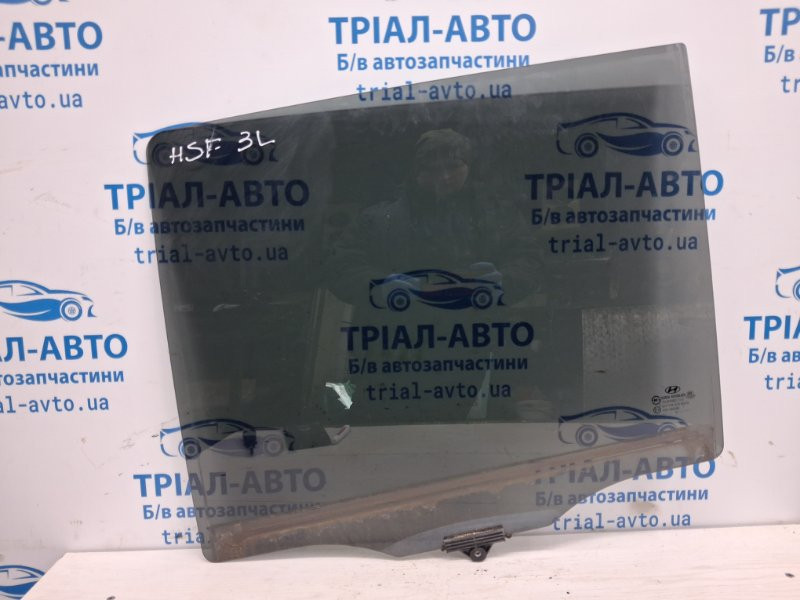 Стекло двери заднее левое Hyundai Santa fe CM 2.2 DIESEL D4HB 2005 (б/у) Киев - изображение 1