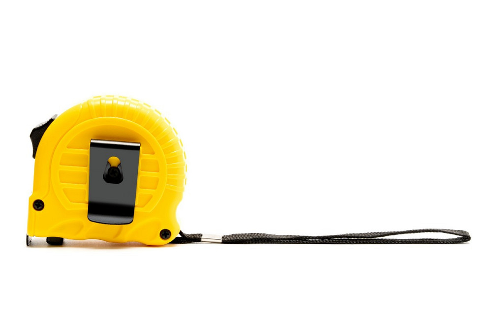 Рулетка MASTERTOOL 5 м х 19 мм фиксатор полотна кнопка STOP противоскользящий крючок 65-2105 Харків - зображення 3