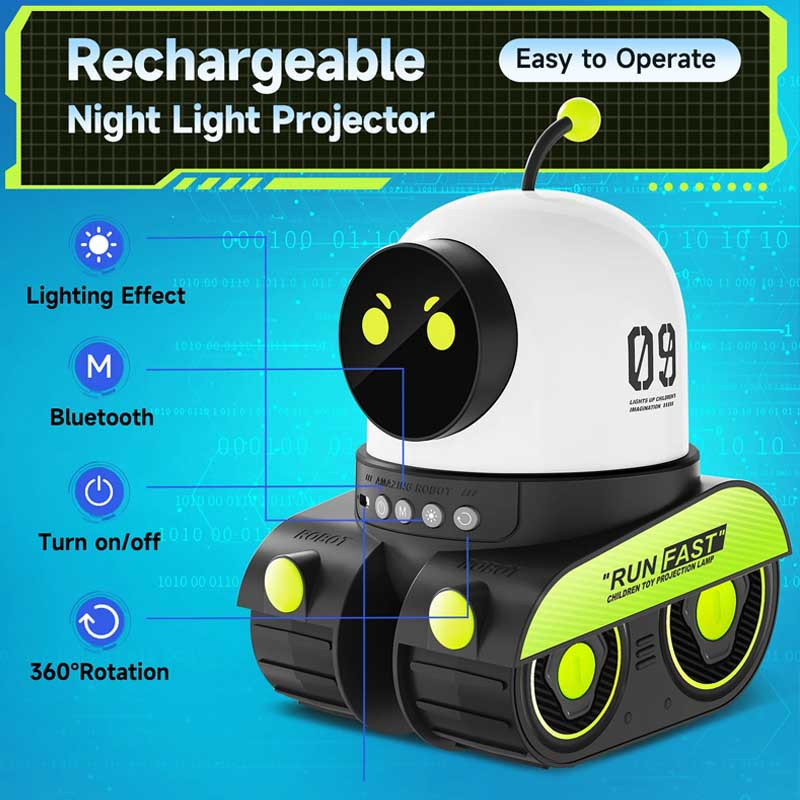 Ночник Droid E03 with Bluetooth 1200 mAh Херсон - зображення 3