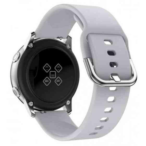 DM Ремінець Silicon Active 20 mm Універсальний Silver (Код товару:42698) Харків