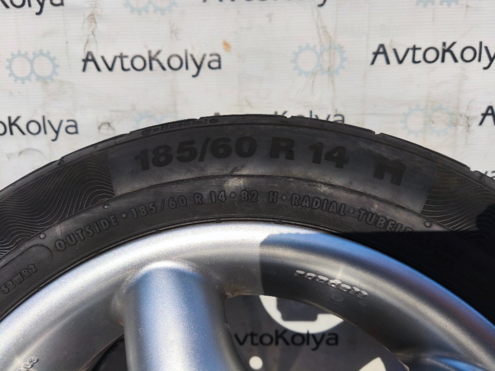 Диски литые с летними шинами 185/60 R14 Continental ContiPremiumContact 5 Ford Fusion Ковель - изображение 3