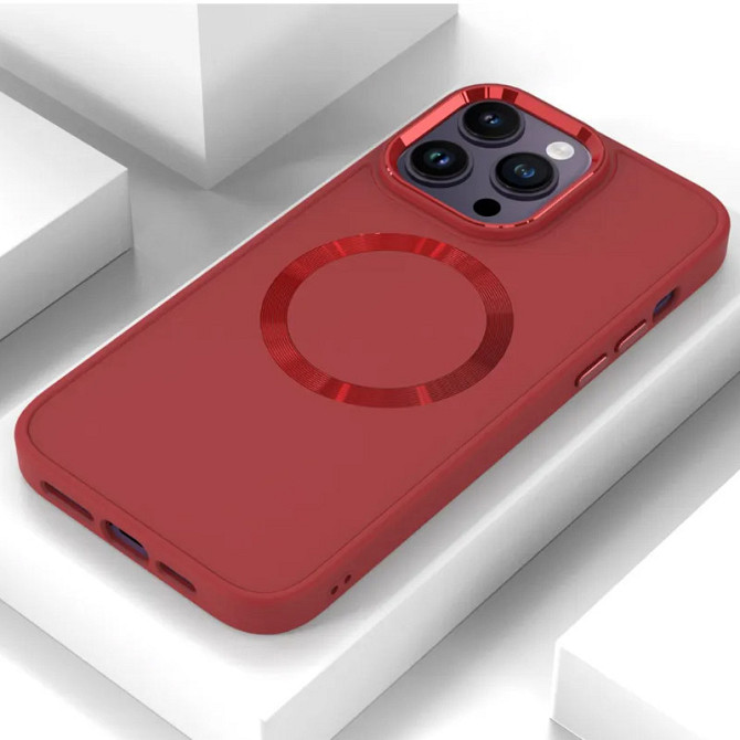 TPU чехол Bonbon Metal Style with MagSafe для Apple iPhone 16 Pro Max (6.9") Херсон - зображення 4