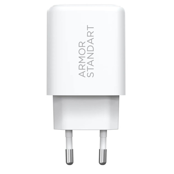 МЗП ArmorStandart Poweraze 25W GaN Type-C + USB-A White (ARM87067) Харьков - изображение 1