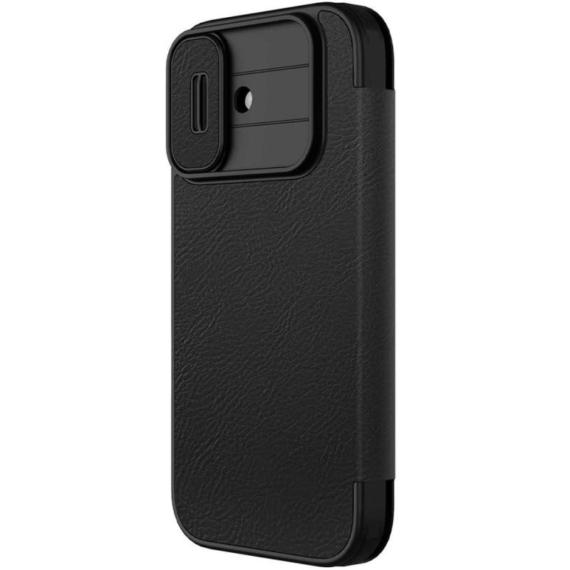 Кожаный чехол-книжка Nillkin Qin Pro Camshield для Apple iPhone 17 (6.3") Херсон - зображення 1