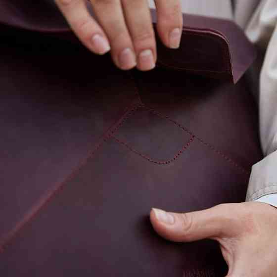 Чехол для ноутбука винтажный Incarne Message MacBook Air 15" 2023-2025 message-burgundy-vintage-air- Київ