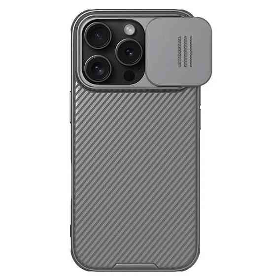 Карбоновая накладка Nillkin CamShield Pro для Apple iPhone 16 Pro (6.3") Херсон
