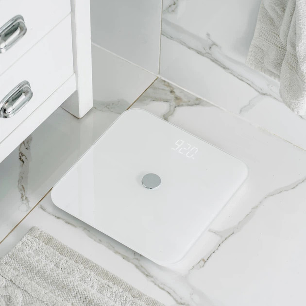 Весы напольные Adler Smart AD 8187 white 180 кг белые Киев - изображение 7