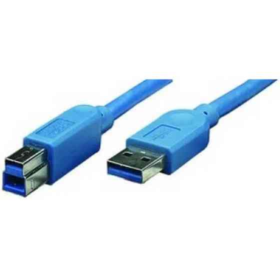 Кабель для принтера Atcom USB to Type-B (M/M) 3m Blue (12823) Харків