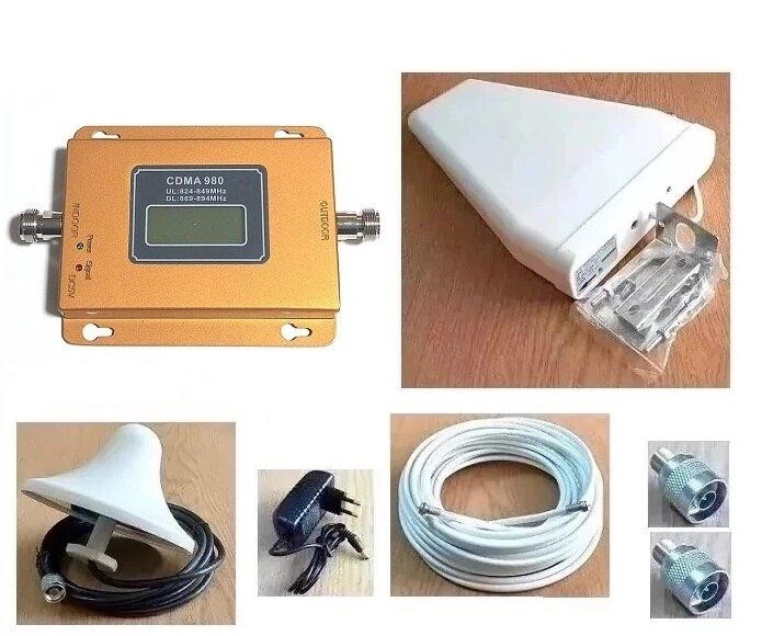 Усилитель мобильного интернета и связи Интертелеком KW-1570CD 800 МГц с внешней логопериодической ан Днепр - изображение 1