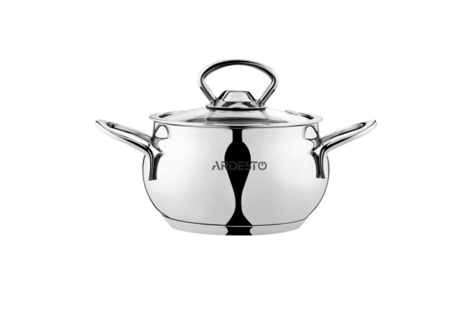 Каструля зі скляною кришкою Ardesto Black Mars AR-0706-S 1.1 л Київ - зображення 1