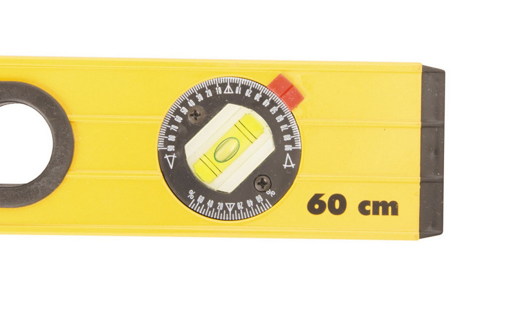 Уровень строительный с ручками MASTERTOOL ПРОФИ 60 см 3 капсулы 0,5 мм/м 0,03° фрезерованные поверхн Харьков - изображение 3
