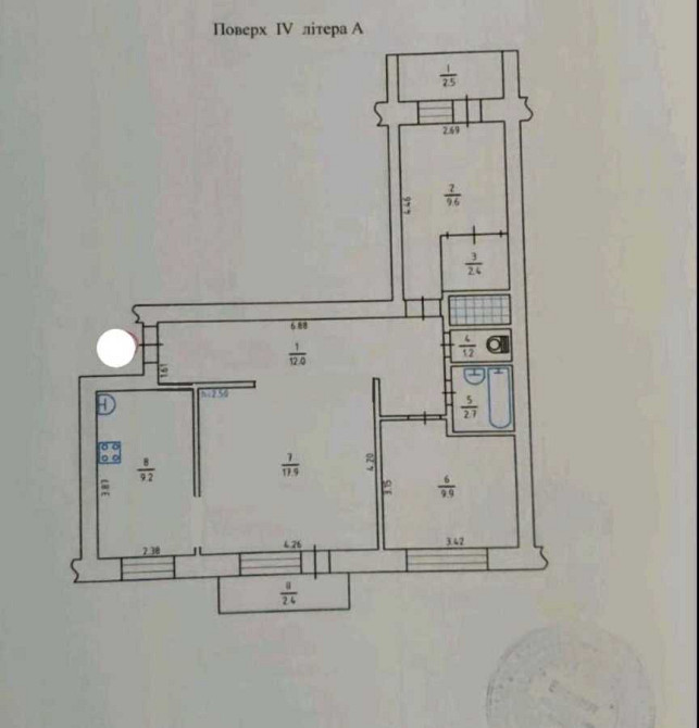 продажа 3-к квартира Киев, Дарницкий, 77000 $ Київ - зображення 2