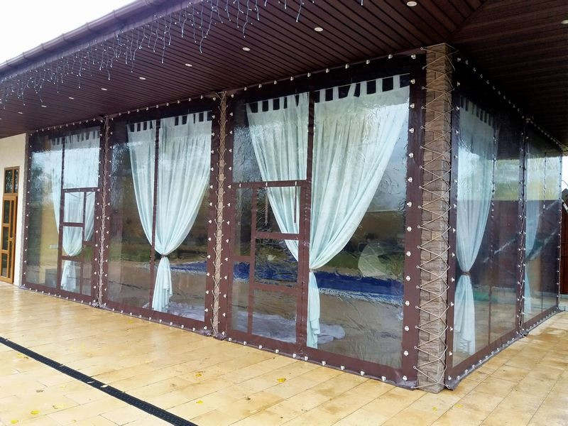 М'які вікна для альтанок (штори ПВХ) Київ - зображення 6