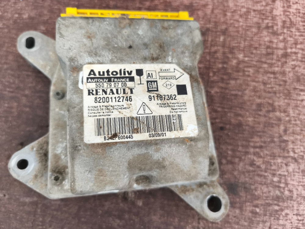 Блок управления AirBag Opel Vivaro 2001-2013 (8200112746) Ковель - изображение 2