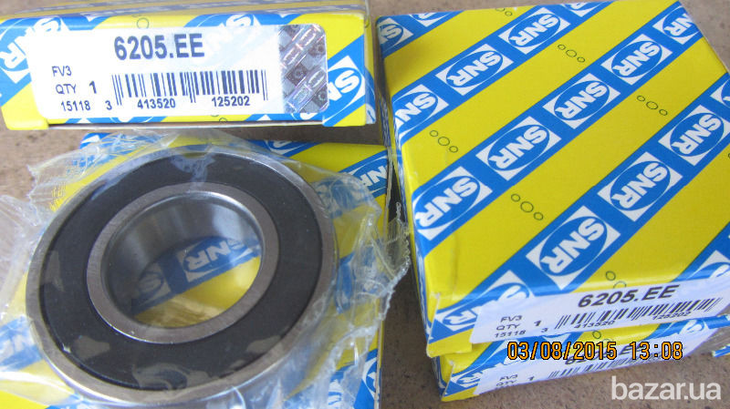 6205 EE-(180205)- SNR-франция Подшипники шариковые закрытые Дніпро - зображення 1