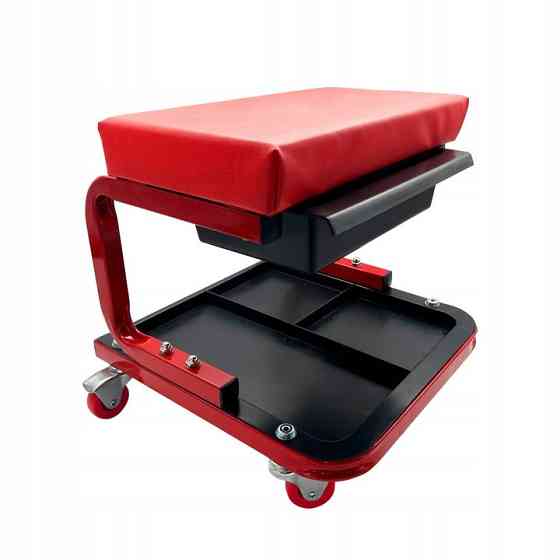 Табурет мастерский на колёсах с полкой TORIN TR6100C Харьков